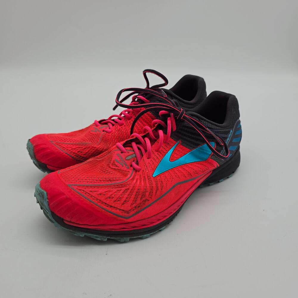 Brooks Mazama 1202271B617 Diva Pink Anthracite Blue Running Shoes Women's 10 B